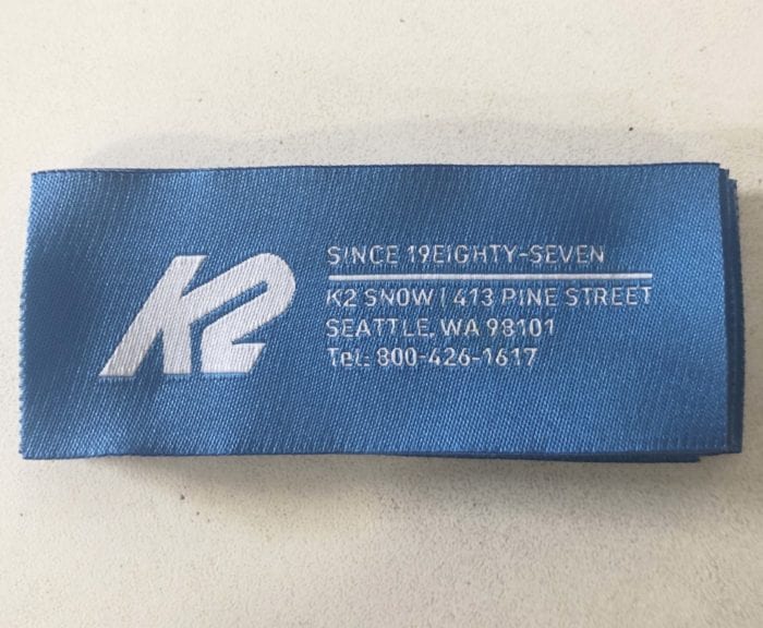 Sports Apparel Woven Labels - Newstep