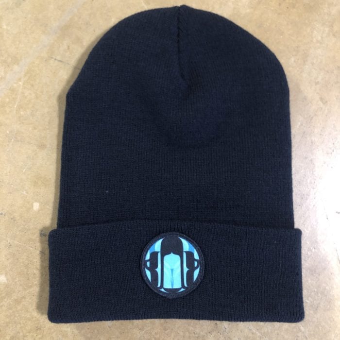 Woven Patch on Beanies